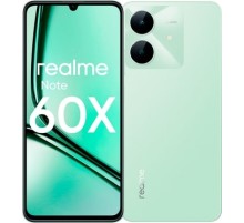 Смартфон Realme Note 60x 3/64GB Dual nanoSIM, RU, зеленый Смартфон Realme Note 60x 3/64GB Dual nanoSIM, RU, зеленый