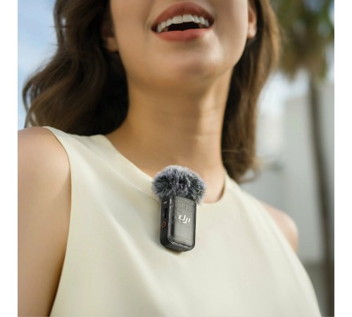 Беспроводной микрофон DJI Mic 2 (1 TX + 1 RX), черный Беспроводной микрофон DJI Mic 2 (1 TX + 1 RX), черный