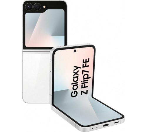 Смартфон Samsung Galaxy Z Flip7 FE 8/128 ГБ, Dual: nano SIM + eSIM, белый Смартфон Samsung Galaxy Z Flip7 FE 8/128 ГБ, Dual: nano SIM + eSIM, белый