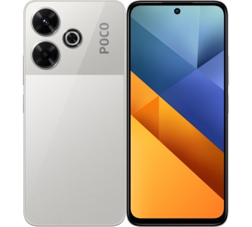 Смартфон Xiaomi POCO M6 6/128ГБ, Dual nano SIM, серебристый