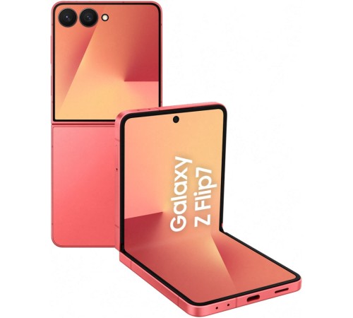 Смартфон Samsung Galaxy Z Flip7 12/256 ГБ, Dual: nano SIM + eSIM, коралловый