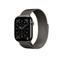 Apple Watch S11 46mm GPS + Cellular, 46mm Slate Titanium Case with Slate Milanese Loop M/L