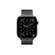 Apple Watch S11 46mm GPS + Cellular, 46mm Slate Titanium Case with Slate Milanese Loop M/L