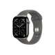 Apple Watch S11 42mm GPS + Cellular, Natural Titanium Case with Stone Gray Sport Band S/M