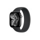 Apple Watch S11 42mm Jet Black Aluminum Case with Black Solo Loop Size 7