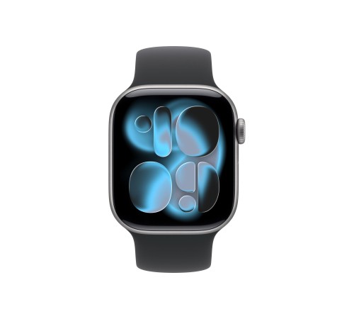 Apple Watch S11 42mm Space Gray Aluminum Case with Black Solo Loop Size 4 Apple Watch S11 42mm Space Gray Aluminum Case with Black Solo Loop Size 4