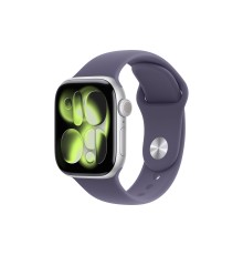 Apple Watch S11 42mm Silver Aluminum Case with Purple Fog Sport Band S/M