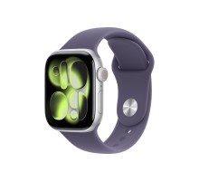Apple Watch S11 46mm Silver Aluminum Case with Purple Fog Sport Band S/M Apple Watch S11 46mm Silver Aluminum Case with Purple Fog Sport Band S/M