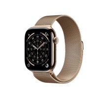 Apple Watch S11 46mm GPS + Cellular, Gold Titanium Case with Gold Milanese Loop M/L Apple Watch S11 46mm GPS + Cellular, Gold Titanium Case with Gold Milanese Loop M/L