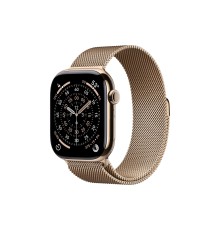 Apple Watch S11 46mm GPS + Cellular, Gold Titanium Case with Gold Milanese Loop M/L