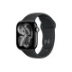 Apple Watch S11 46mm Jet Black Aluminum Case with Black Sport Band S/M