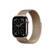 Apple Watch S11 46mm GPS + Cellular, Gold Titanium Case with Gold Milanese Loop S/M