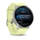 Умные часы Garmin Venu 4 45mm Silver Bezel With Citron Silicone Band 010-03014-02