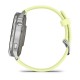 Умные часы Garmin Venu 4 45mm Silver Bezel With Citron Silicone Band 010-03014-02