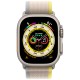 Умные часы Apple Watch Ultra 49 мм Titanium Case, титановый/желто-бежевый Trail Loop (M/L)