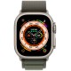 Умные часы Apple Watch Ultra 49 мм Titanium Case, титановый/зеленый Alpine Loop (M)