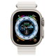 Умные часы Apple Watch Ultra 49 мм Titanium Case, титановый/белый Ocean Band (S)