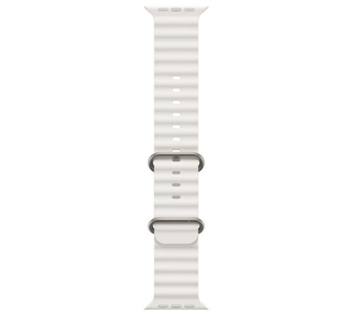 Умные часы Apple Watch Ultra 49 мм Titanium Case, титановый/белый Ocean Band (M)