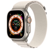 Умные часы Apple Watch Ultra 49 мм Titanium Case, титановый/звездный Alpine Loop (L)