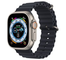 Умные часы Apple Watch Ultra 49 мм Titanium Case, титановый/полуночный Ocean Band (130-200) Умные часы Apple Watch Ultra 49 мм Titanium Case, титановый/полуночный Ocean Band (130-200)