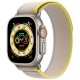 Умные часы Apple Watch Ultra 49 мм Titanium Case, титановый/желто-бежевый Trail Loop (S/M)