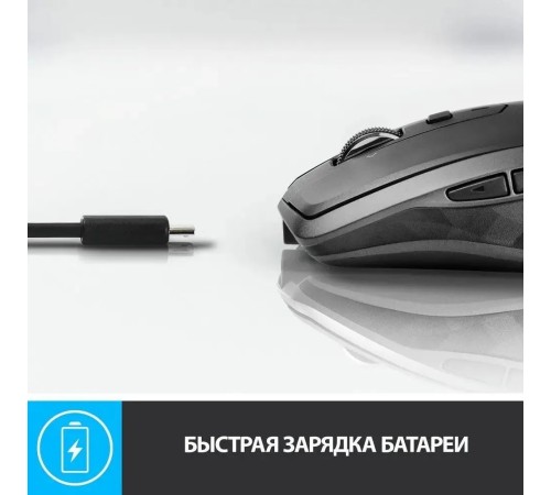 Мышь беспроводная Logitech MX Anywhere 2S, Bluetooth/Радио, оптическая, USB, черный Мышь беспроводная Logitech MX Anywhere 2S, Bluetooth/Радио, оптическая, USB, черный