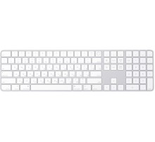 Клавиатура Apple Magic Keyboard White Numeric Touch ID EN/RU (MK2C3)