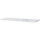 Клавиатура Apple Magic Keyboard White Numeric Touch ID EN/RU (MK2C3)