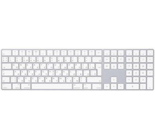 Клавиатура Apple Magic Keyboard White Numeric EN/RU (MQ052/MXCJ3)  Клавиатура Apple Magic Keyboard White Numeric EN/RU (MQ052/MXCJ3)