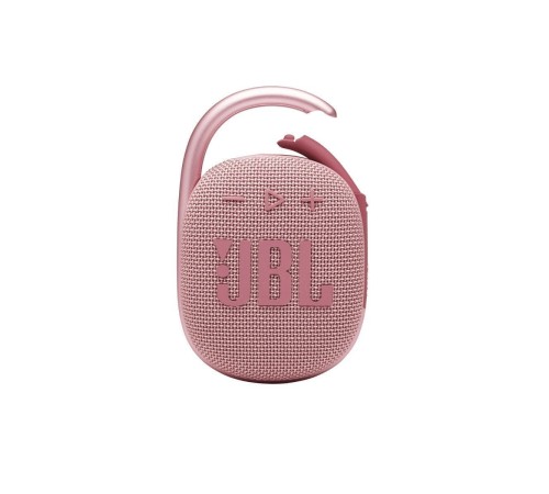 Портативная акустика JBL Clip 4, 5 Вт, pink, розовый