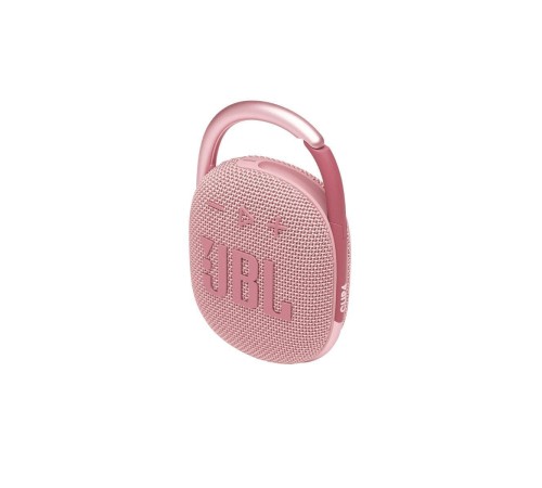 Портативная акустика JBL Clip 4, 5 Вт, pink, розовый