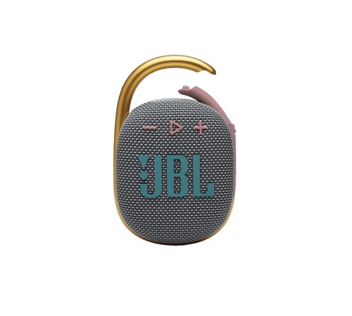 Портативная акустика JBL Clip 4, 5 Вт, gray, серый