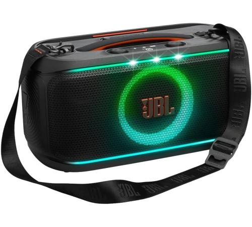 Портативная акустика JBL PartyBox On-The-Go 2 c 1 микрофоном, 100 Вт, черный