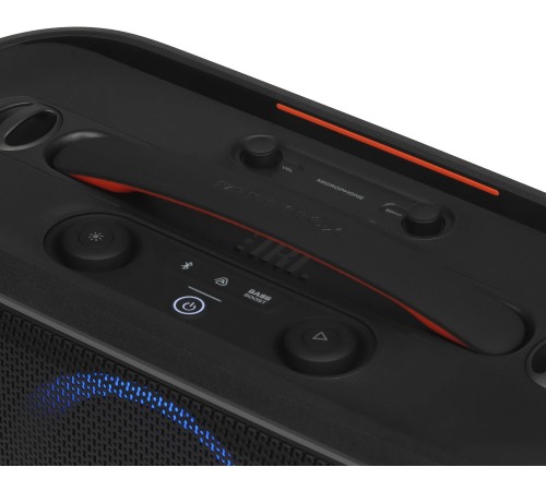 Портативная акустика JBL PartyBox On-The-Go 2 c 1 микрофоном, 100 Вт, черный