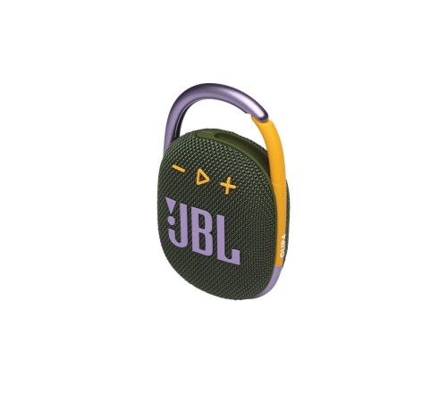 Портативная акустика JBL Clip 4, 5 Вт, green, зеленый