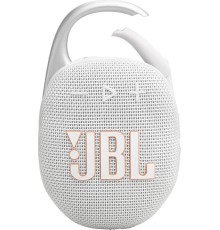 Портативная акустика JBL Clip 5, 7 Вт, white, белый