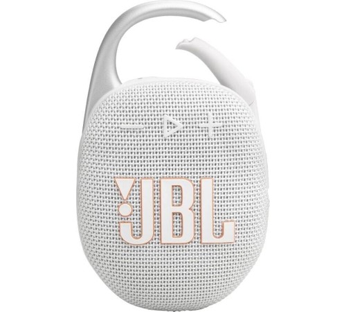 Портативная акустика JBL Clip 5, 7 Вт, white, белый
