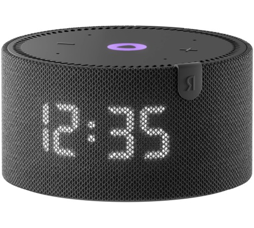 Умная колонка Яндекс Новая Станция Мини (с часами) с Алисой, черный оникс Умная колонка Яндекс Новая Станция Мини (с часами) с Алисой, черный оникс