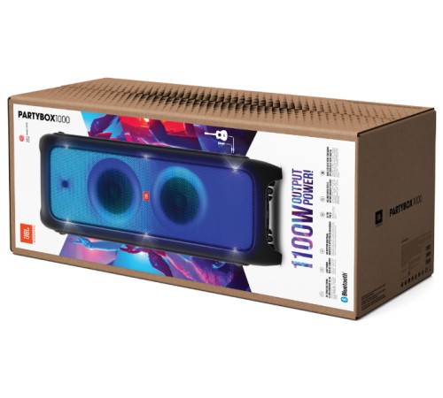 Акустика JBL PartyBox 1000, 1100 Вт, black