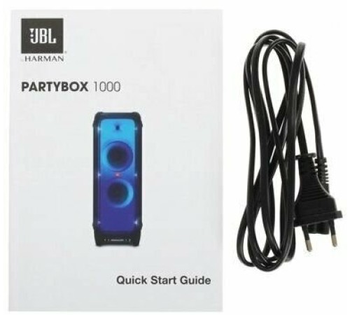 Акустика JBL PartyBox 1000, 1100 Вт, black