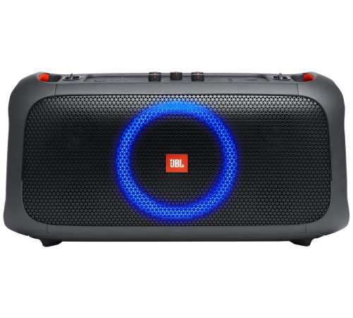 Портативная акустика JBL PartyBox On-The-Go, 100 Вт, (2 микрофона), черный Портативная акустика JBL PartyBox On-The-Go, 100 Вт, (2 микрофона), черный