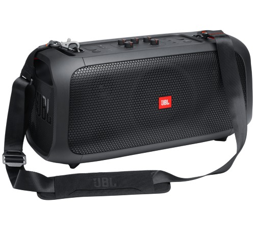 Портативная акустика JBL PartyBox On-The-Go, 100 Вт, (2 микрофона), черный Портативная акустика JBL PartyBox On-The-Go, 100 Вт, (2 микрофона), черный
