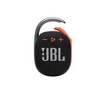 Портативная акустика JBL Clip 4, 5 Вт, черный/оранжевый