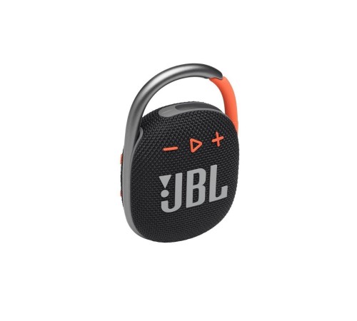 Портативная акустика JBL Clip 4, 5 Вт, черный/оранжевый