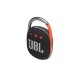 Портативная акустика JBL Clip 4, 5 Вт, черный/оранжевый