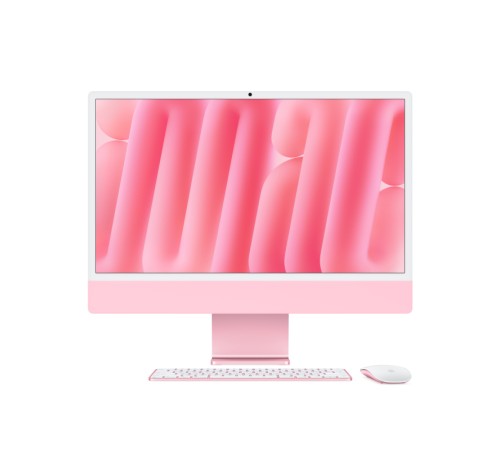 Apple iMac 24 Retina 4K (M4 10-Core CPU, GPU 10-Core, 32 ГБ, 1 ТБ) (Z1ES000DF, Z1ER000UP) Розовый
