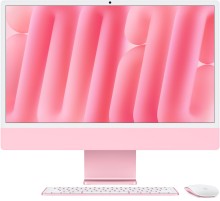 Apple iMac 24 Retina 4K (M4 10-Core CPU, GPU 10-Core, 32 ГБ, 2 ТБ) (Z1ES000DG, Z1ER000UQ) Розовый
