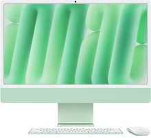 Apple iMac 24 Retina 4K (M4 10-Core CPU, GPU 10-Core, 16 ГБ, 1 TБ) (Z1EN000FP, Z1EM000MD, Z1EN00003) Зеленый