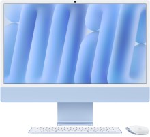 Apple iMac 24 Retina 4K (M4 10-Core CPU, GPU 10-Core, 32 ГБ, 2 ТБ) (Z1EQ000N5, Z1EP001EE, Z1K5001U7) Синий