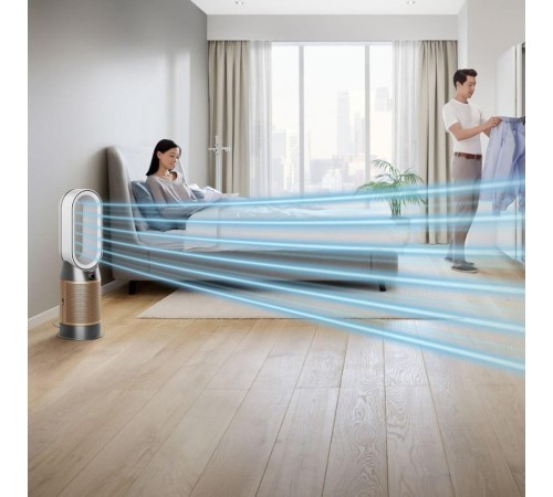 Очиститель воздуха Dyson HP09 Hot Cool Formaldehyde White/Gold, белый/золотой